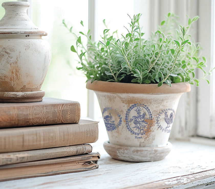 Delft Blue  IOD Paint Inlay