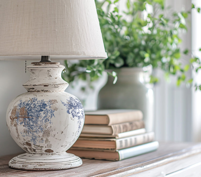 Delft Blue  IOD Paint Inlay