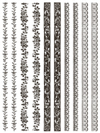 Delft Noir IOD Paint Inlay