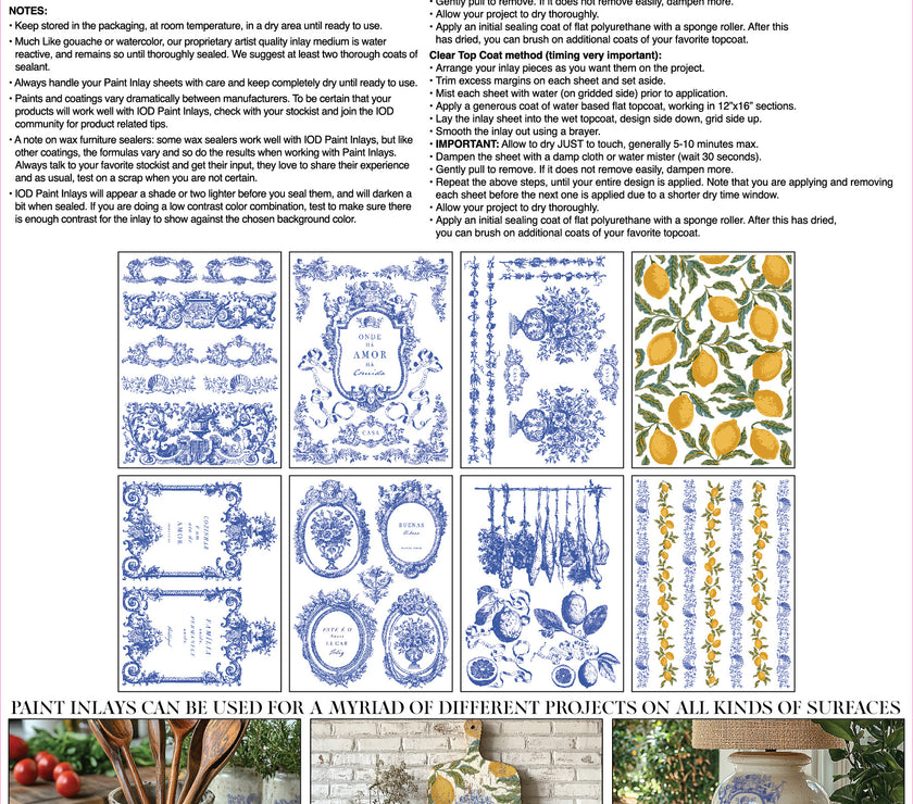 Portofino Paint Inlay