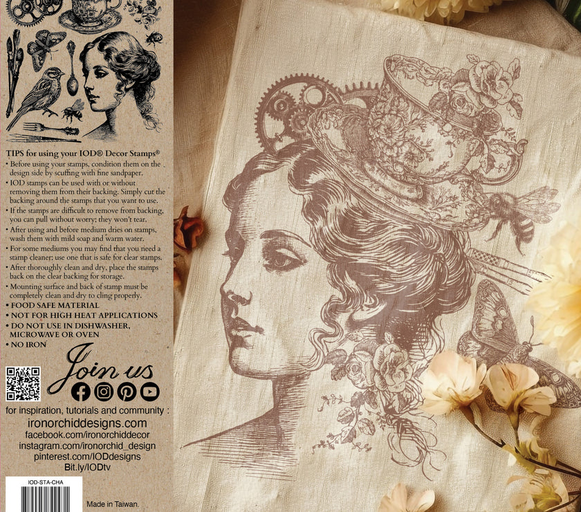 Charlotte  IOD Décor Stamp