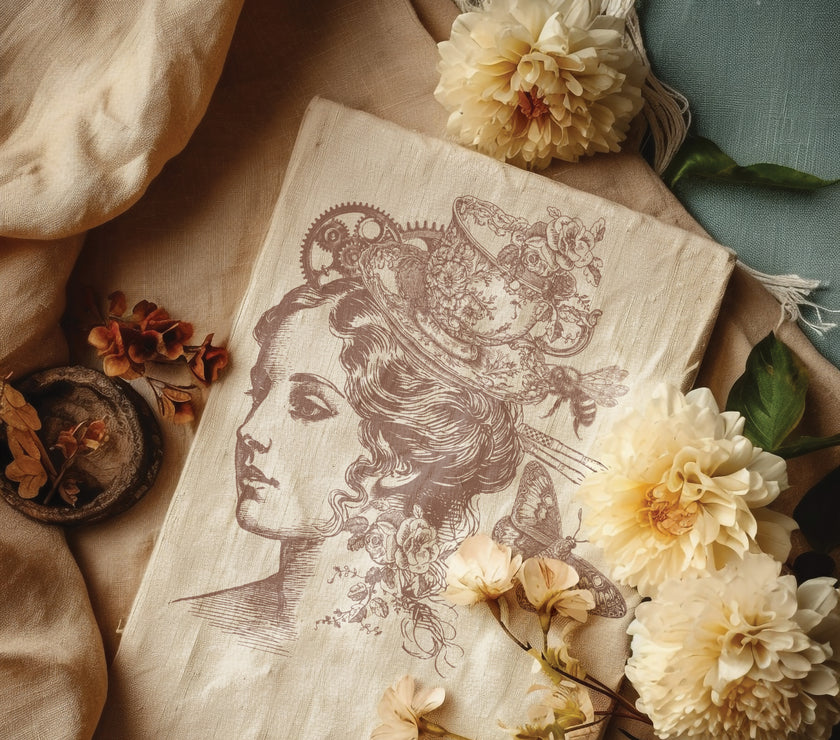 Charlotte  IOD Décor Stamp