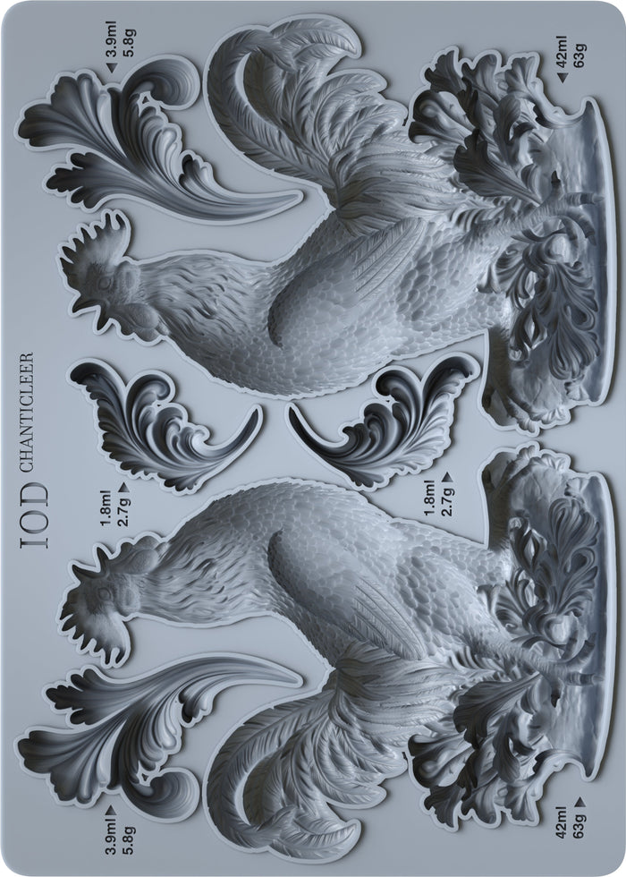 Chanticleer 5x7 IOD Mould