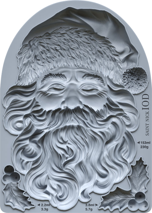 Saint Nick 5x7 IOD Mould