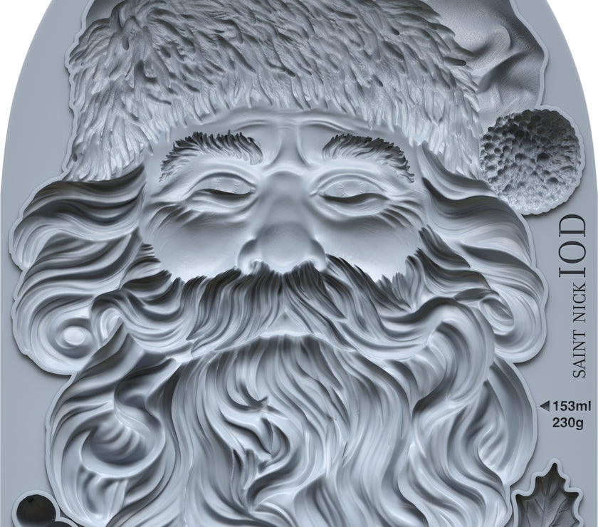 Saint Nick 5x7 IOD Mould