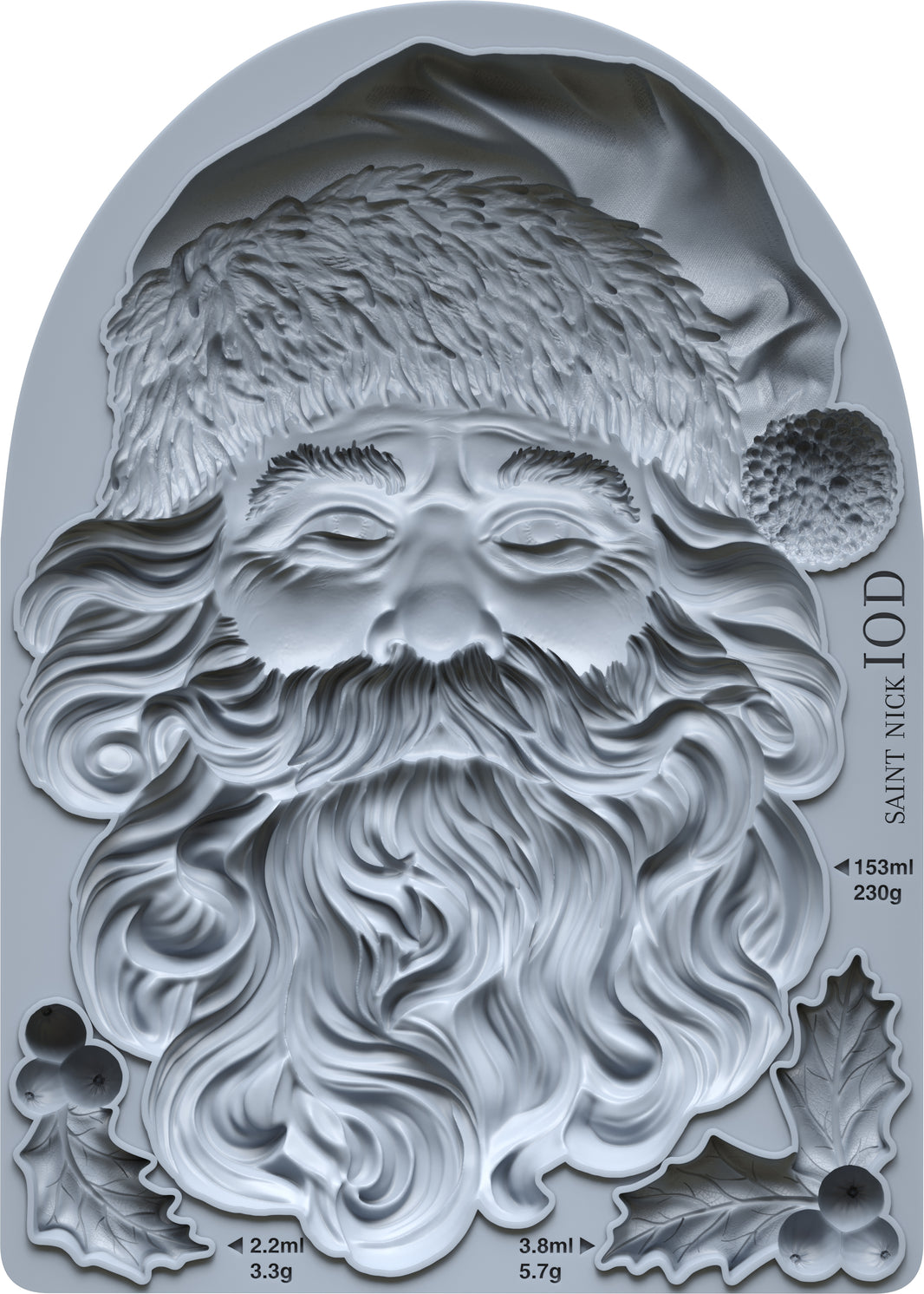 Saint Nick 5x7 IOD Mould