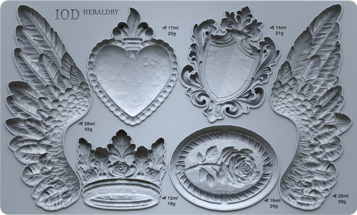 Heraldry 6x10 IOD Mould