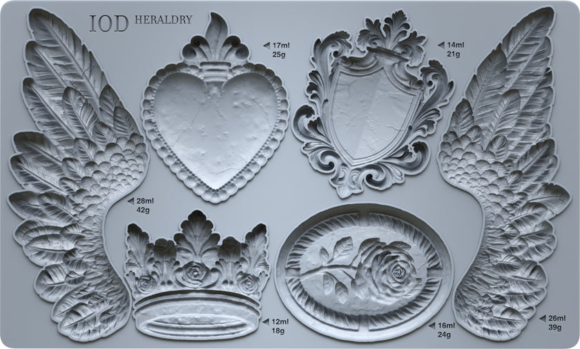 Heraldry 6x10 IOD Mould
