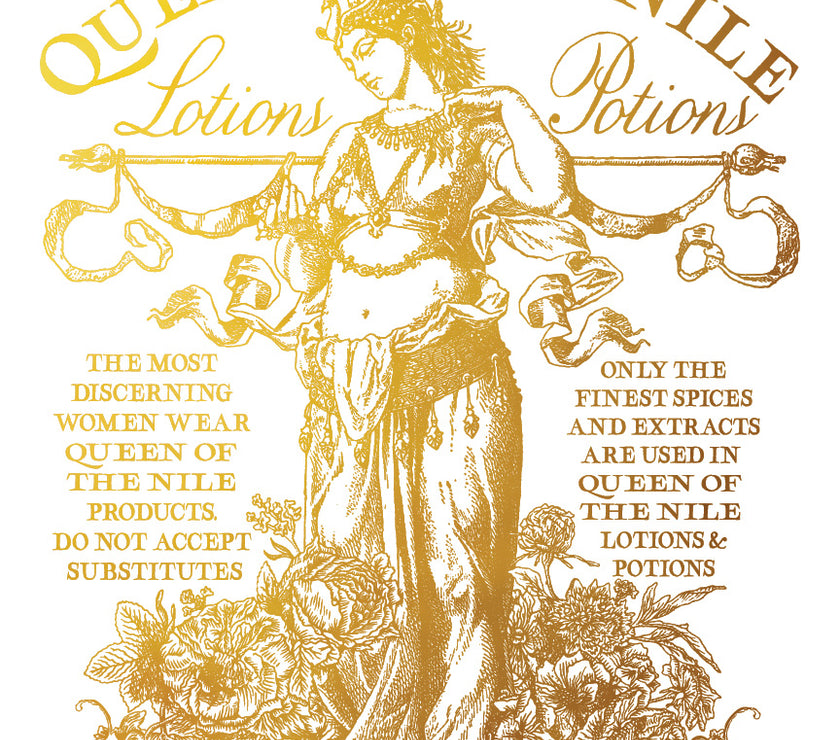 Curated Signage Gilded IOD Decor Transfer