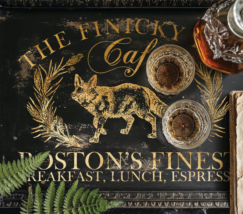 Curated Signage Gilded IOD Decor Transfer