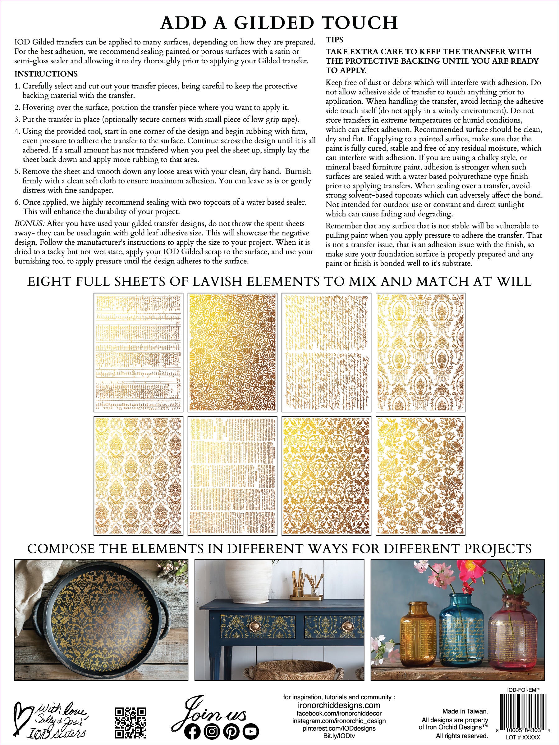 Emporium IOD Foil Transfer 12x16 Pad