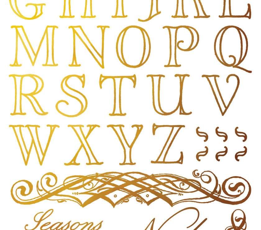 Figgy & Flourish IOD Foil Transfer 8x12 Pad