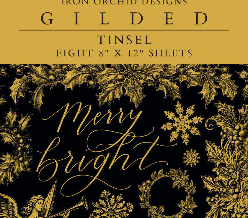 Tinsel Gilded Transfer