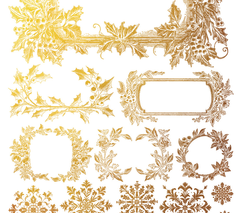 Tinsel Gilded Transfer