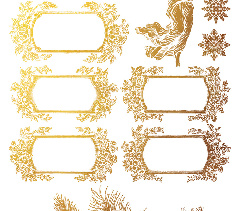 Tinsel Gilded Transfer