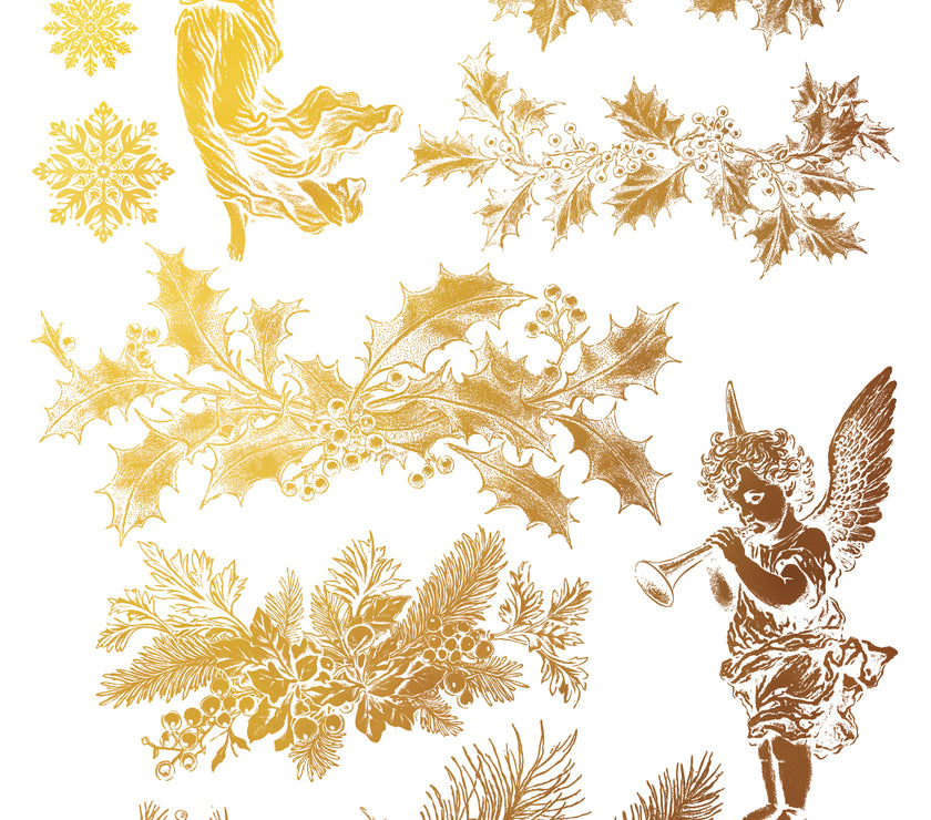 Tinsel Gilded Transfer