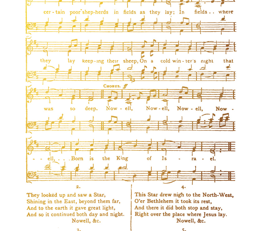 Tinsel Gilded Transfer