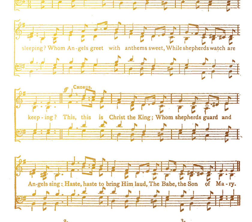 Tinsel Gilded Transfer