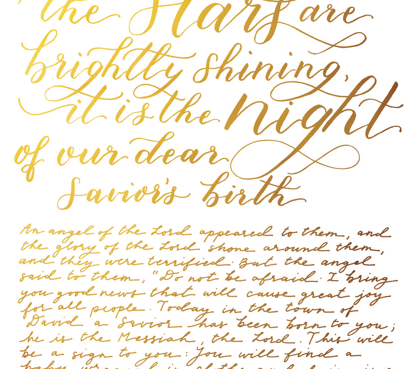 Tinsel Gilded Transfer