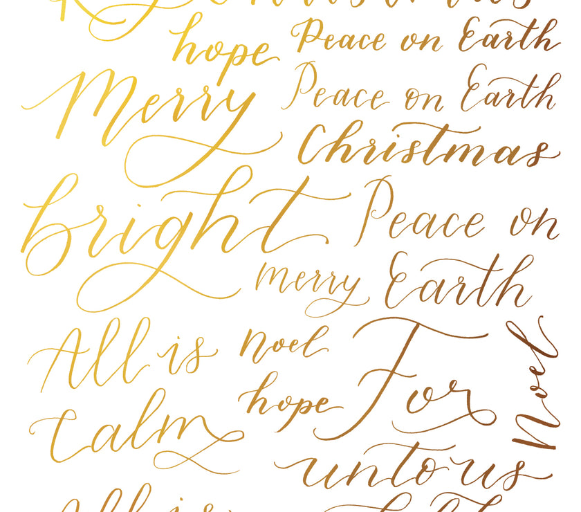 Tinsel Gilded Transfer