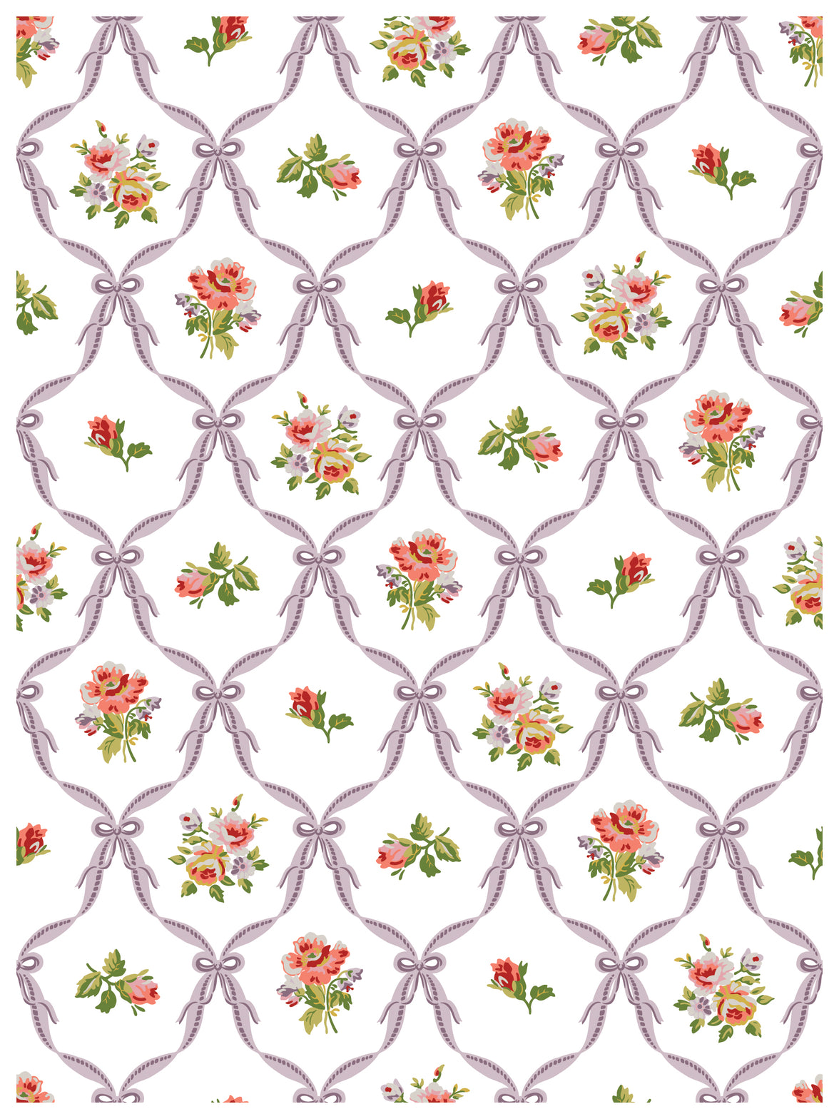 Ditsy Blooms IOD Paint Inlay 12x16 Pad