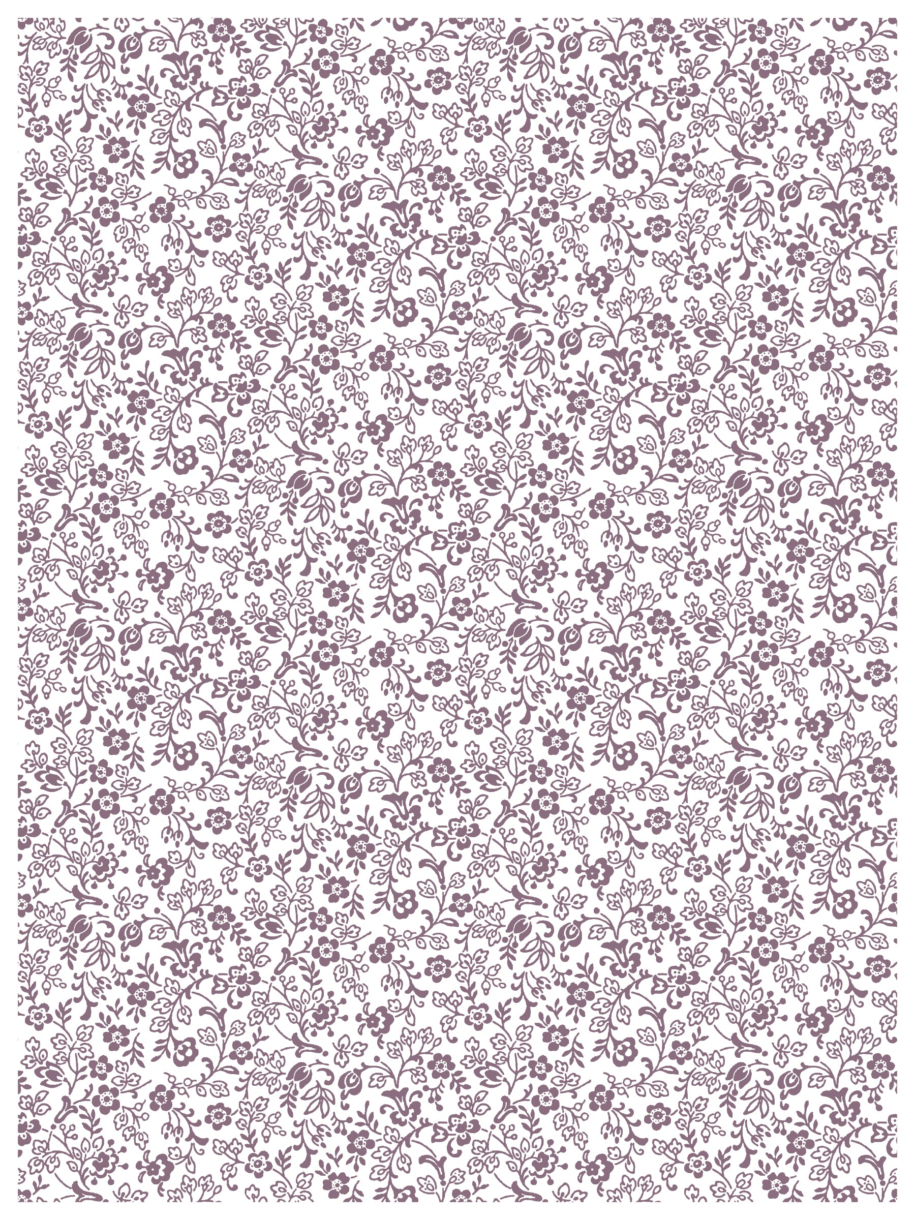Ditsy Blooms IOD Paint Inlay 12x16 Pad