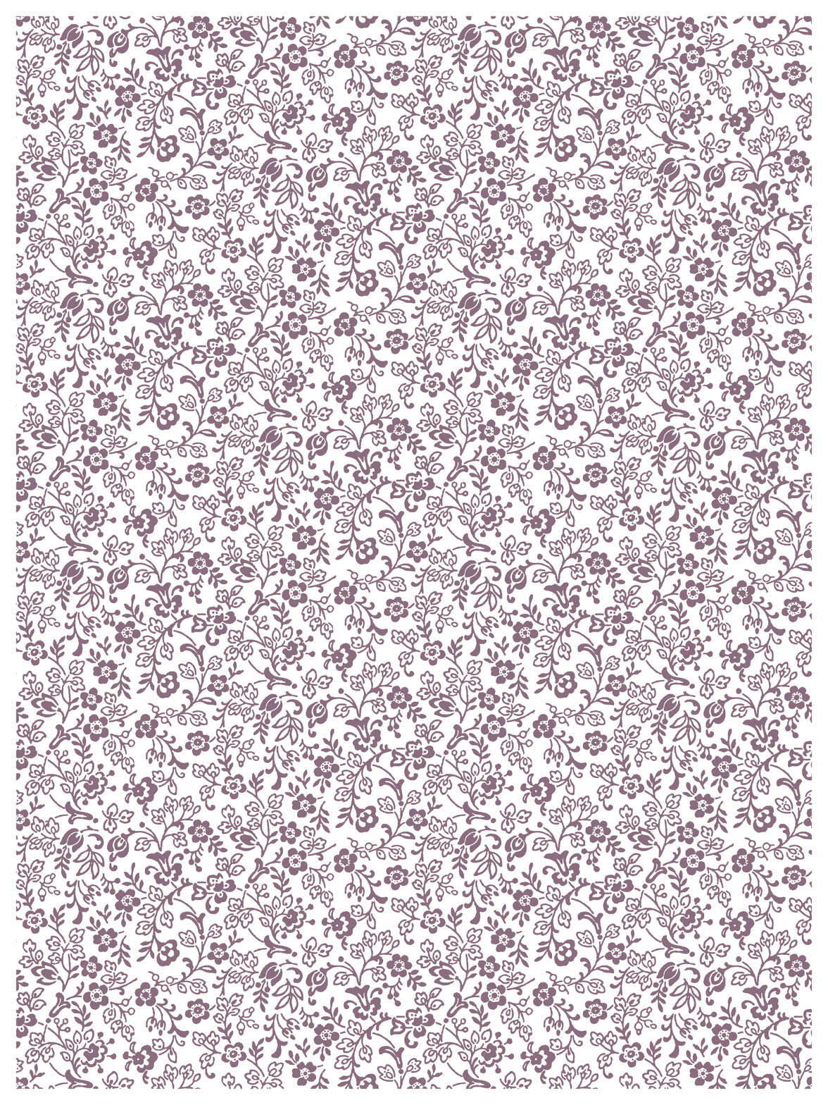 Ditsy Blooms IOD Paint Inlay 12x16 Pad