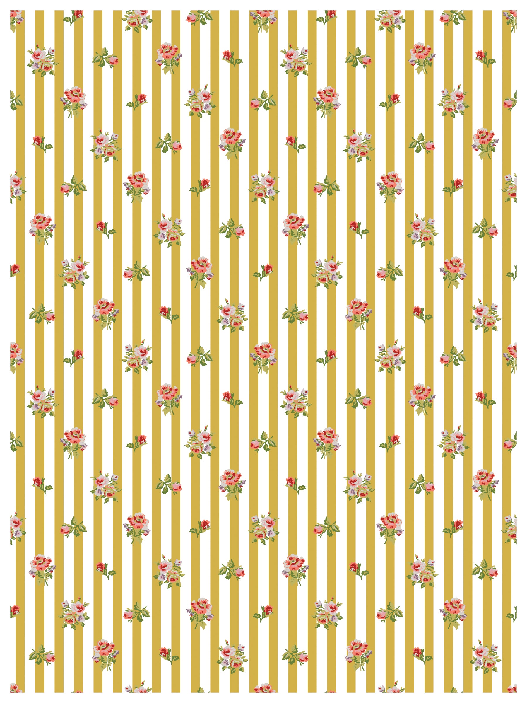 Ditsy Blooms IOD Paint Inlay 12x16 Pad