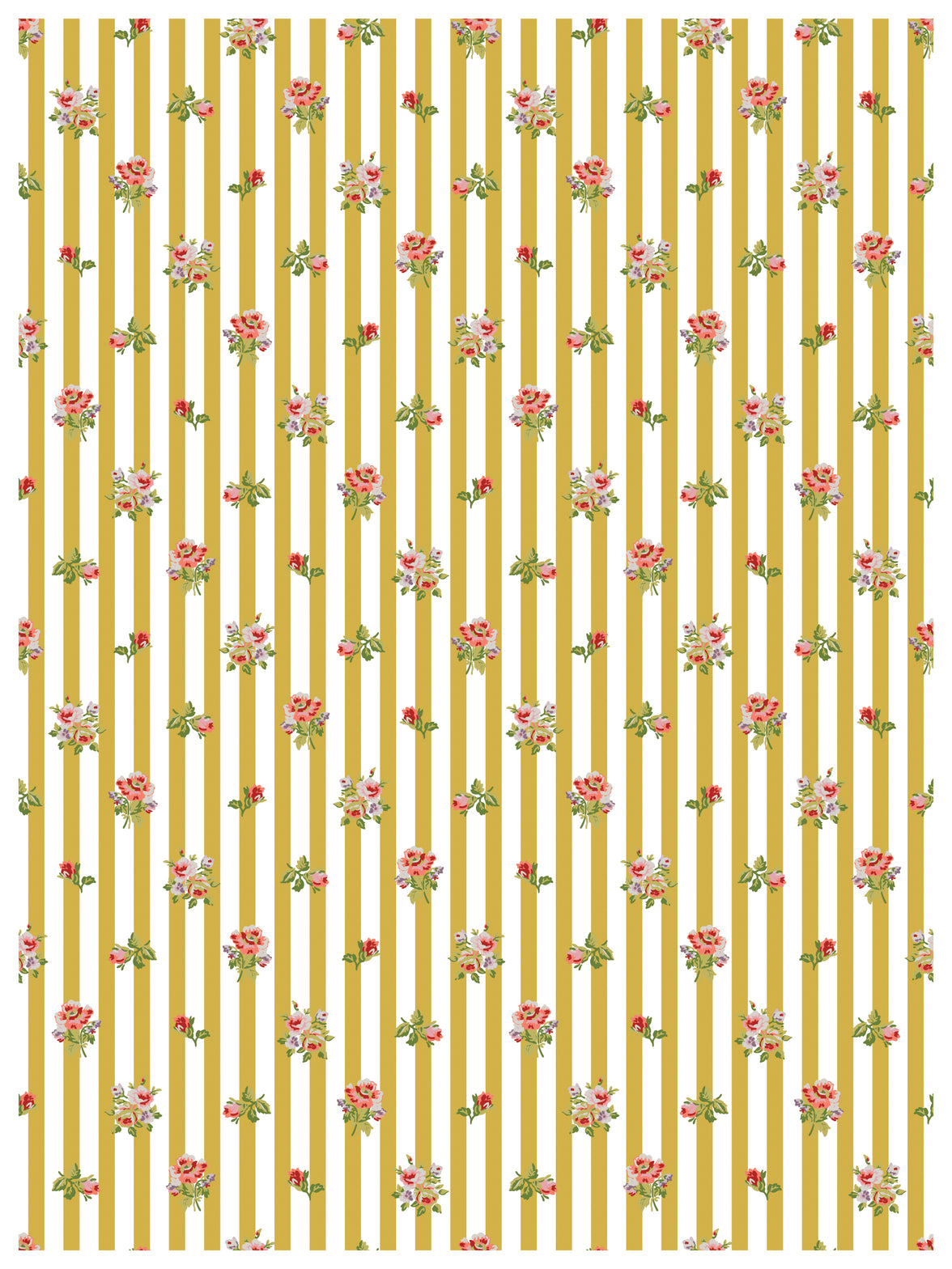 Ditsy Blooms IOD Paint Inlay 12x16 Pad