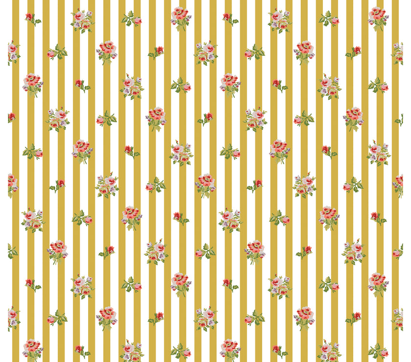 Ditsy Blooms IOD Paint Inlay 12x16 Pad