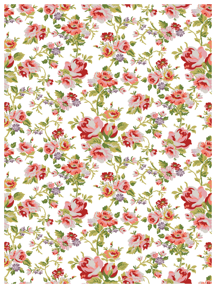 Ditsy Blooms IOD Paint Inlay 12x16 Pad