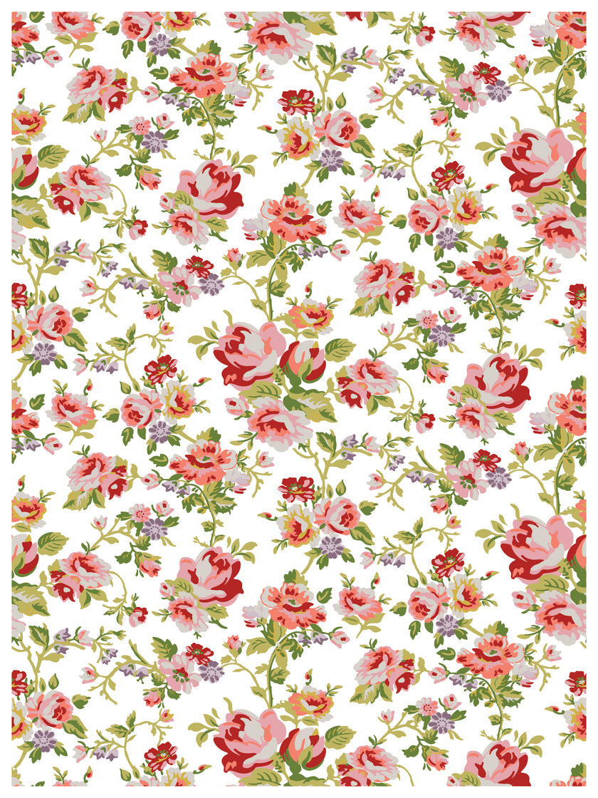 Ditsy Blooms IOD Paint Inlay 12x16 Pad
