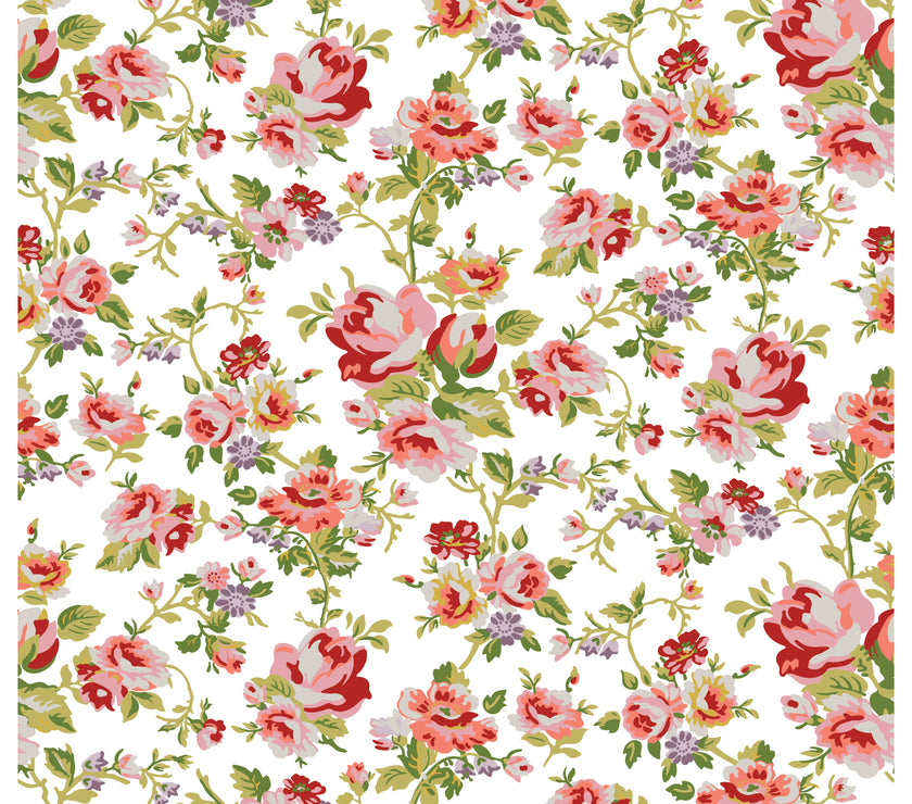 Ditsy Blooms IOD Paint Inlay 12x16 Pad