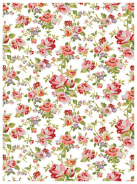 Ditsy Blooms IOD Paint Inlay 12x16 Pad