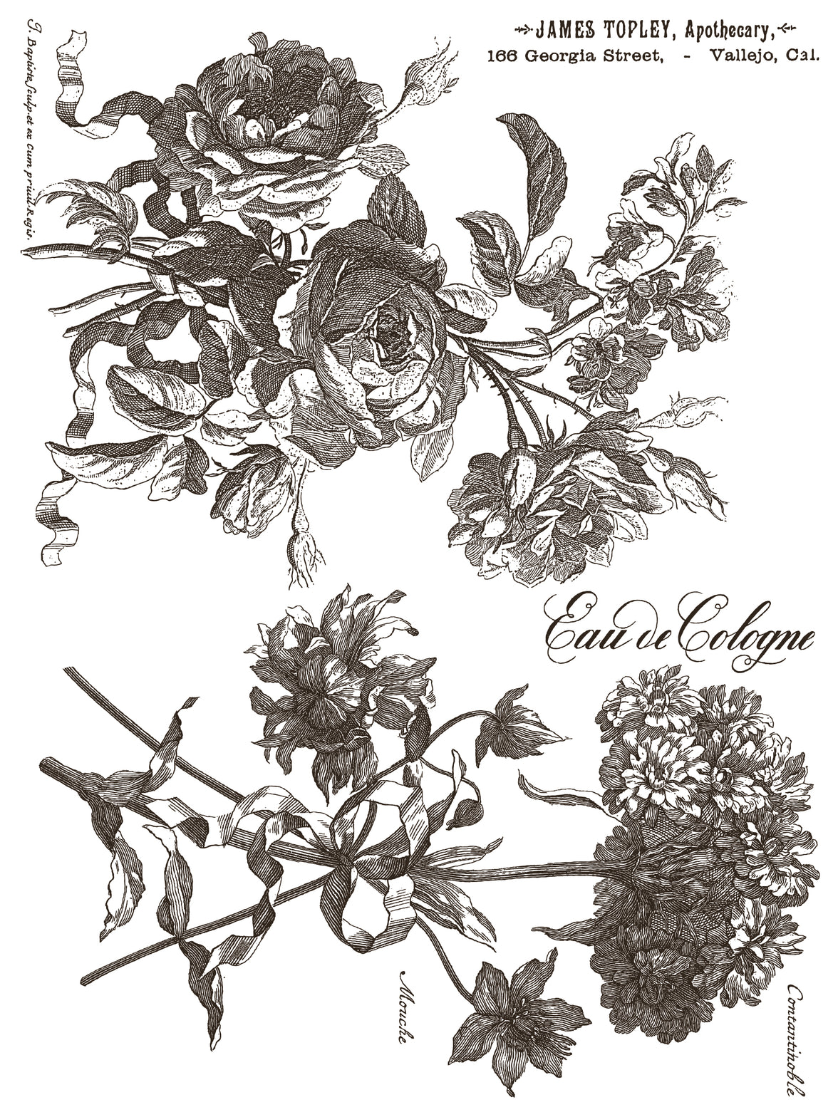 Floriography IOD Paint Inlay 12x16 Pad