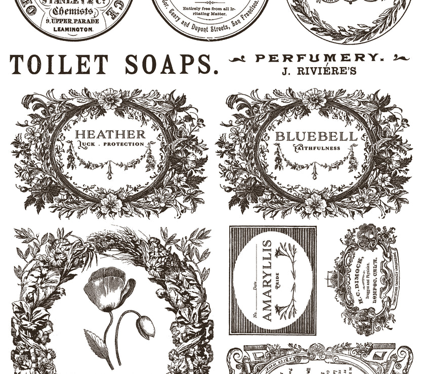 Floriography IOD Paint Inlay 12x16 Pad