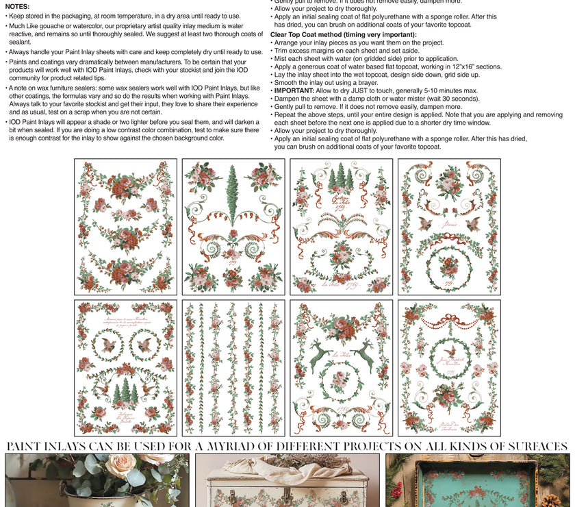 La Folie IOD Paint Inlay 12x16 Pad