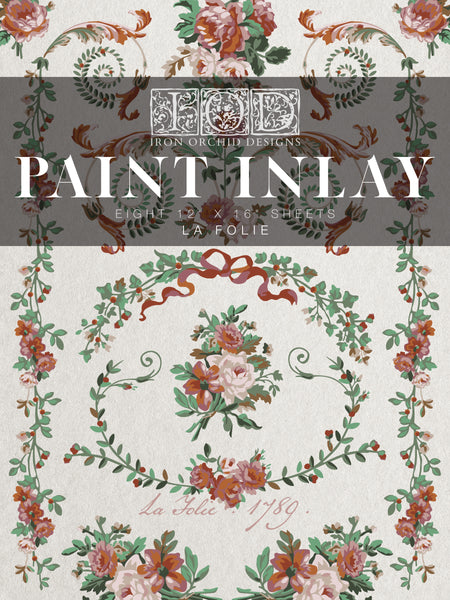 La Folie IOD Paint Inlay 12x16 Pad