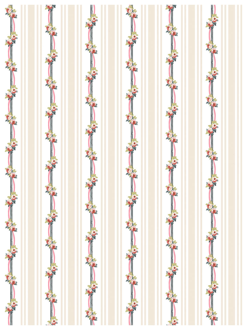 Lattice Rose  IOD Paint Inlay