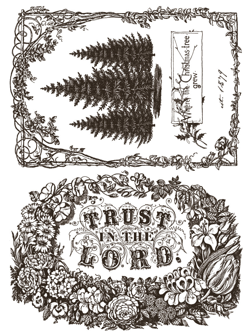 Twelfth Night IOD Paint Inlay 12x16 Pad