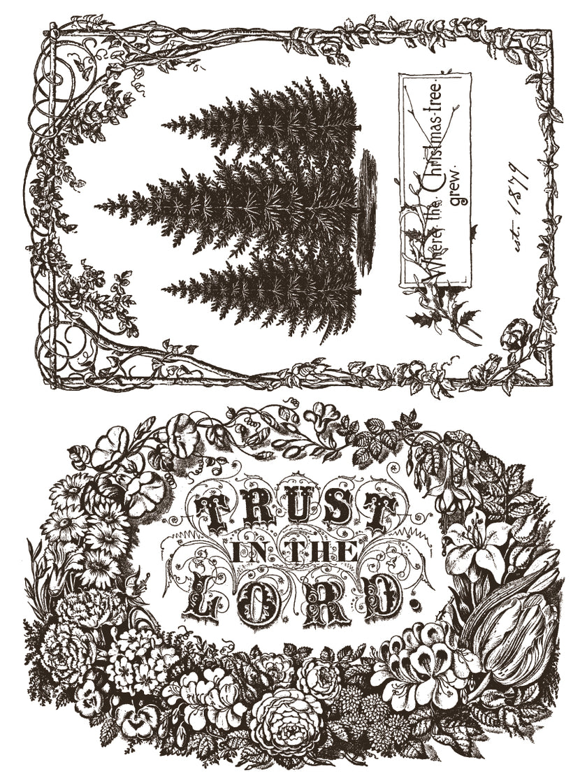 Twelfth Night IOD Paint Inlay 12x16 Pad