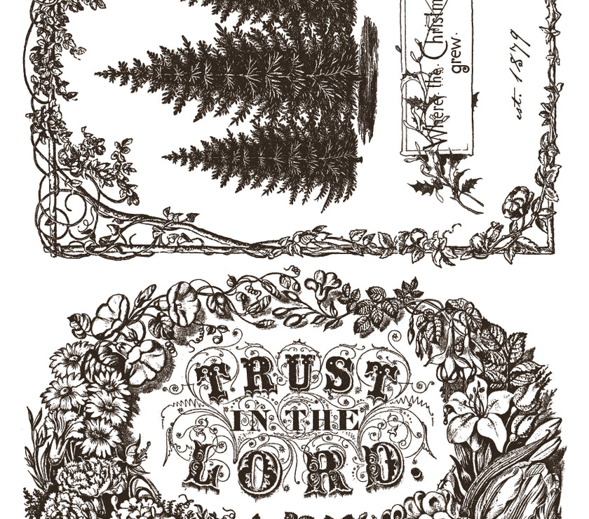 Twelfth Night IOD Paint Inlay 12x16 Pad