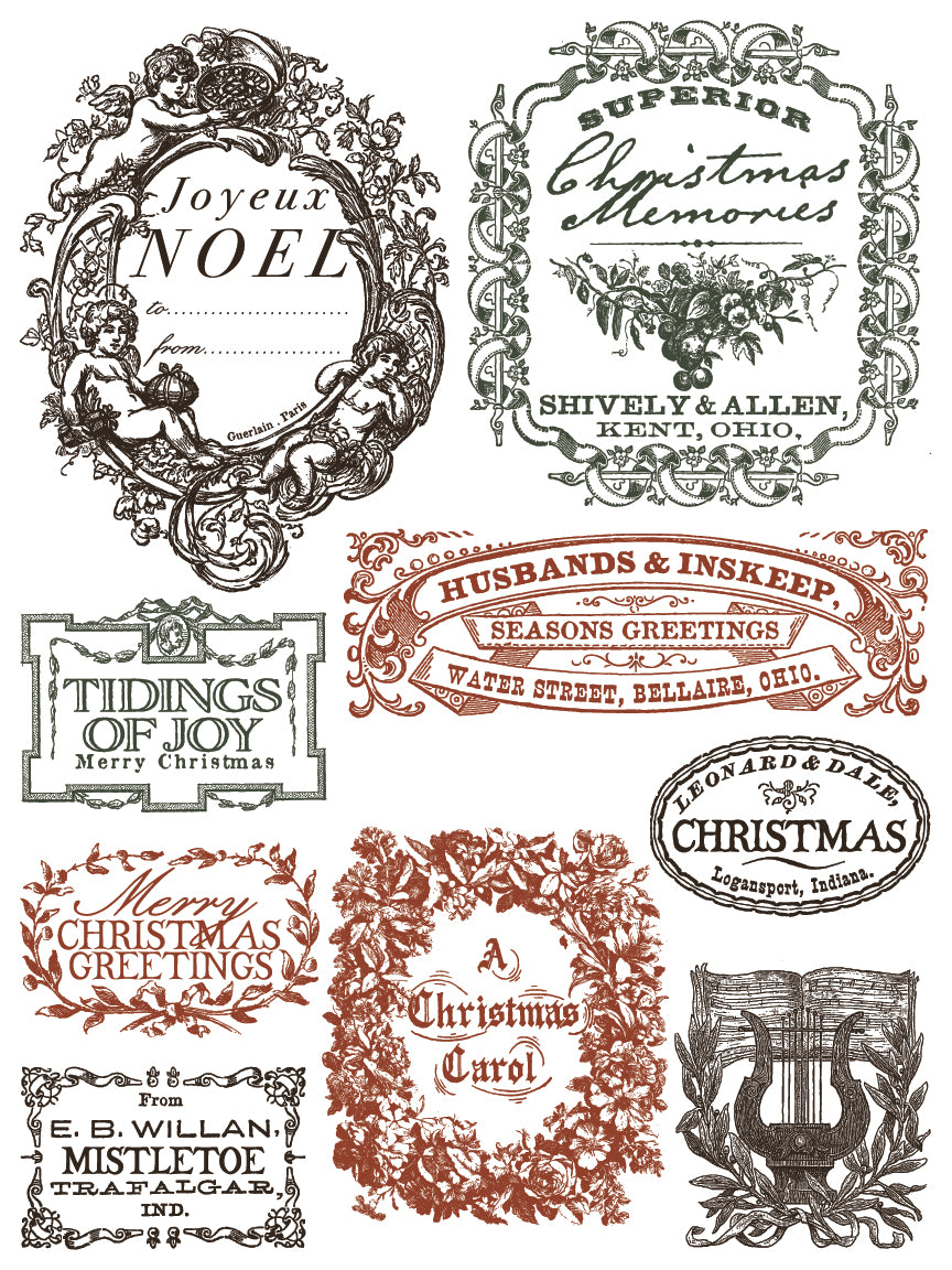 Twelfth Night IOD Paint Inlay 12x16 Pad