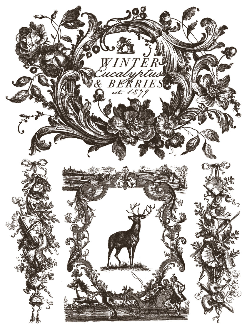 Twelfth Night IOD Paint Inlay 12x16 Pad