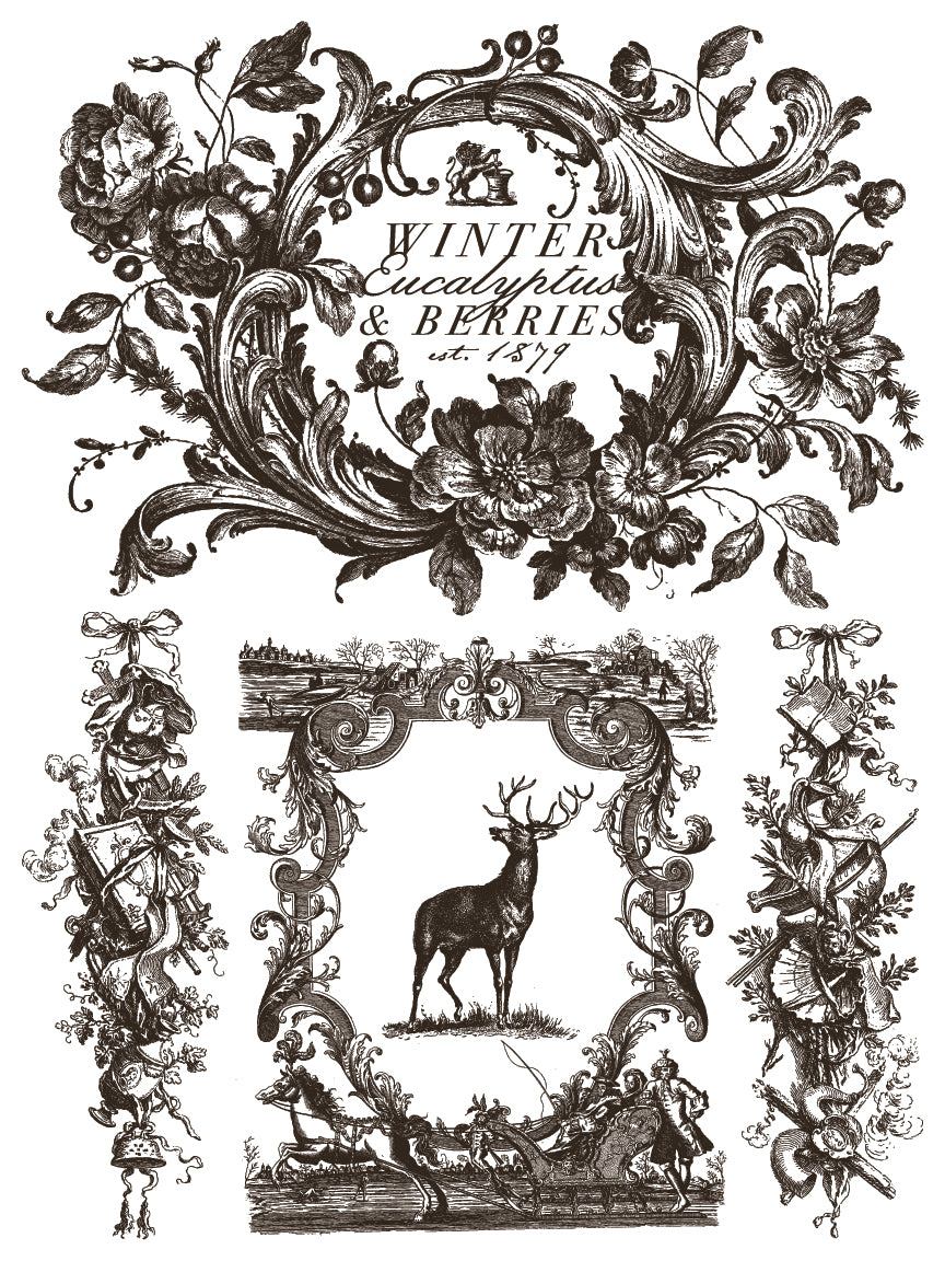 Twelfth Night IOD Paint Inlay 12x16 Pad