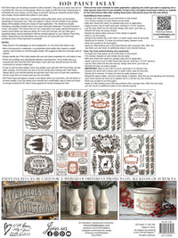 Twelfth Night IOD Paint Inlay 12x16 Pad