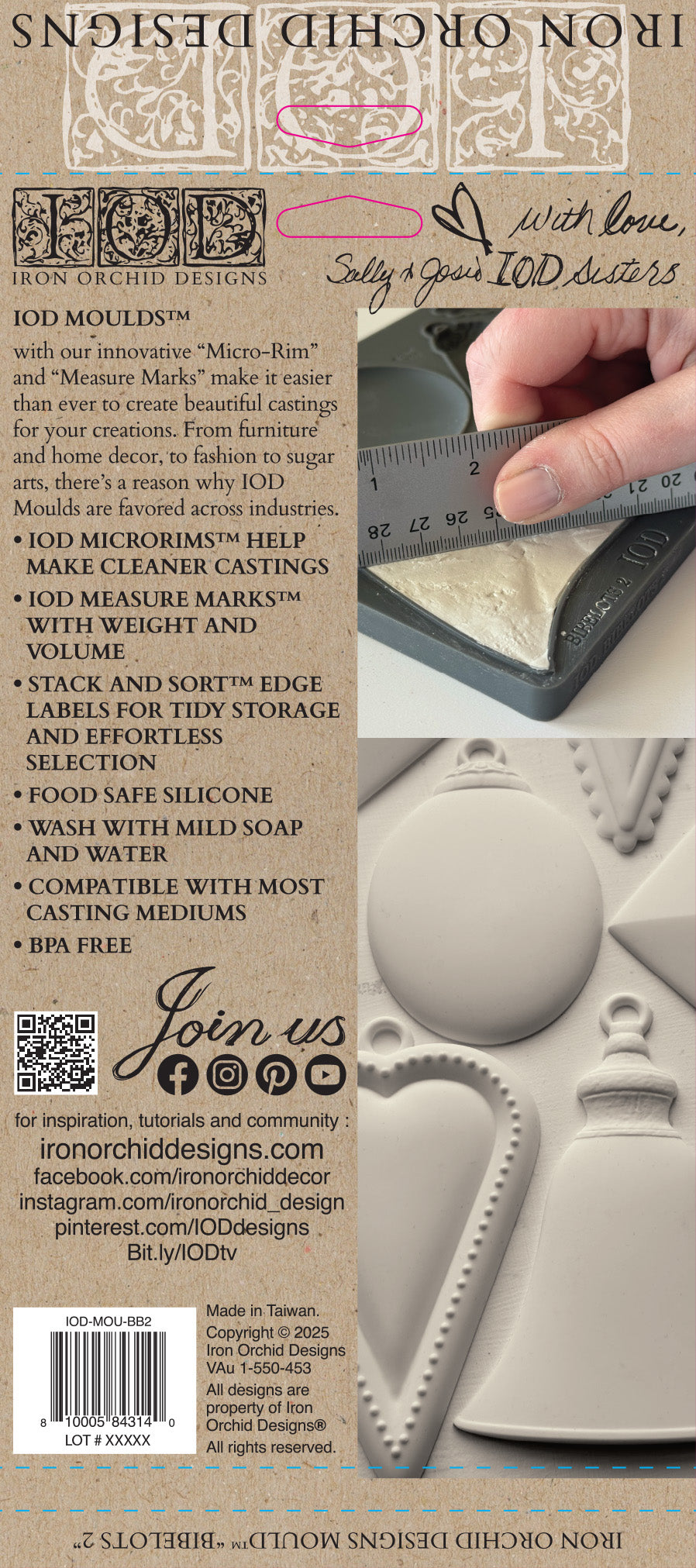 Bibelots 2 6x10 IOD Mould