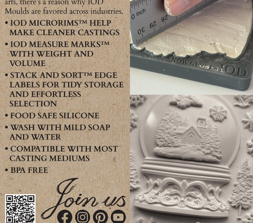 Snow Globes 6x10 IOD Mould