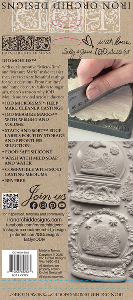 Snow Globes 6x10 IOD Mould