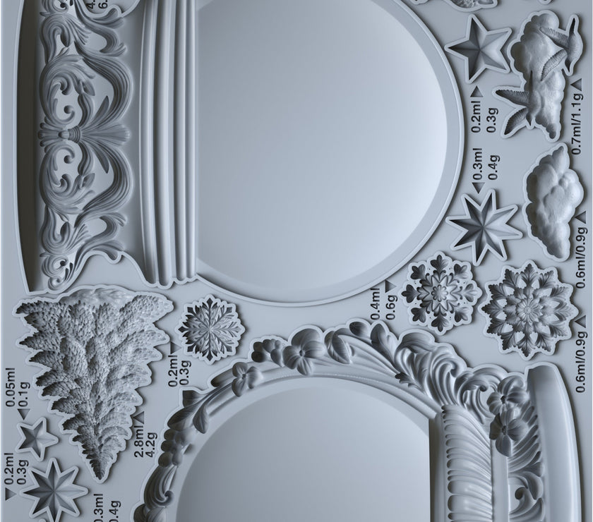 Snow Globes 6x10 IOD Mould